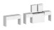 Essbank >Pachino< (2er-Set) in Weiß Hg. - 66/290x45x25cm (BxHxT)