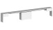 Essbank >Pachino< in Weiß Hg. - 66/290x45x25cm (BxHxT)