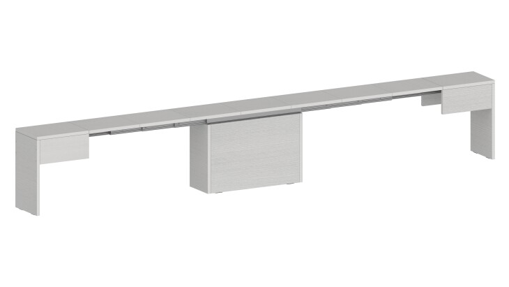 Essbank >Pachino< (2er-Set
) in Weißlärche - 66/290x45x25cm (BxHxT)