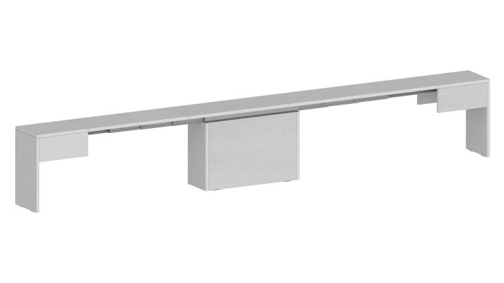 Essbank >Pachino< (2er-Set
) in Weißlärche - 66/290x45x25cm (BxHxT)