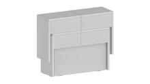 Essbank >Pachino< (2er-Set
) in Weißlärche - 66/290x45x25cm (BxHxT)