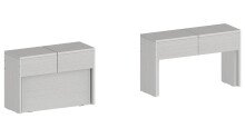 Essbank >Pachino< (2er-Set
) in Weißlärche - 66/290x45x25cm (BxHxT)