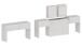 Essbank >Pachino< (2er-Set
) in Weißlärche - 66/290x45x25cm (BxHxT)