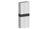 Schuhschrank >Portici< in Weiß Hg. / Schiefer  - 76x200x35cm (BxHxT)