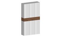 Schuhschrank >Portici< in Weiß Hg. / Wotan...