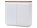 Kommode >Lisa< in Weiß matt aus Massivholz - 120x114x40cm (BxHxT)