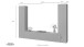 Wohnwand >Benevent< (3-teilig) in Anthrazit matt - 260x180x30 (BxHxT)