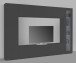 Wohnwand >Benevent< (4-teilig) in Anthrazit matt - 260x180x30 (BxHxT)