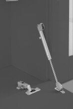 Wohnwand >Benevent< (4-teilig) in Anthrazit matt - 260x180x30 (BxHxT)