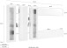 Wohnwand >Benevent< (7-teilig) in Anthrazit matt - 340x180x30 (BxHxT)