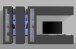 Wohnwand >Benevent< (7-teilig) in Anthrazit matt - 340x180x30 (BxHxT)