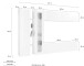 Wohnwand >Benevent< (5-teilig) in Anthrazit matt - 280x180x30 (BxHxT)
