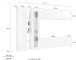Wohnwand >Benevent< (5-teilig) in Anthrazit matt - 280x180x30 (BxHxT)