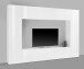Wohnwand >Benevent< (4-teilig) in Weiß Hochglanz - 260x180x30 (BxHxT)