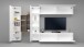 Wohnwand >Benevent< (5-teilig) in Weiß Hochglanz - 320x180x30 (BxHxT)