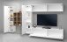 Wohnwand >Benevent< (5-teilig) in Weiß Hochglanz - 350x180x30 (BxHxT)