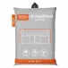Gartenmöbel-Schutzhülle >AQUASHIELD< in grau - 85x250 (HxD)