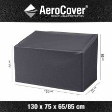 Gartenmöbel-Schutzhülle >AeroCover< in anthrazit - 130x85x75 (BxHxT)