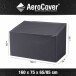 Gartenmöbel-Schutzhülle >AeroCover< in anthrazit - 160x85x75 (BxHxT)
