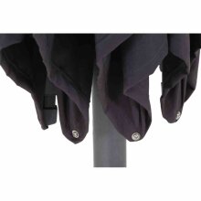 Sonnenschirm >AVIO< in anthrazit, 100% Polyester - 300x238x300 (BxHxT)