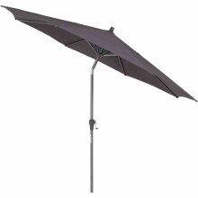 Sonnenschirm >AVIO< in anthrazit, 100% Polyester - 300x238x300 (BxHxT)