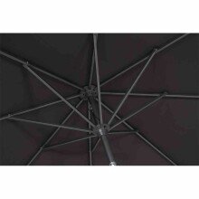 Sonnenschirm >AVIO< in anthrazit, 100% Polyester - 300x238x300 (BxHxT)