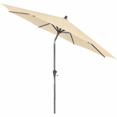 Sonnenschirm >AVIO< in ecru, Aluminium - 300x238x300cm (BxHxT)