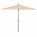 Sonnenschirm >AVIO< in ecru, Aluminium - 300x238x300cm (BxHxT)
