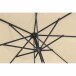 Sonnenschirm >AVIO< in ecru, Aluminium - 300x238x300cm (BxHxT)