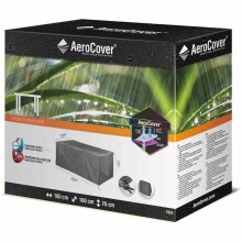 Gartenmöbel-Schutzhülle >AeroCover< in anthrazit - 160x70x100 (BxHxT)