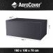 Gartenmöbel-Schutzhülle >AeroCover< in anthrazit - 160x70x100 (BxHxT)
