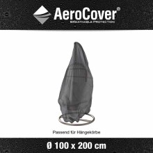 Gartenmöbel-Schutzhülle >AeroCover< in anthrazit, 100% Polyester - 200x100 (HxD)