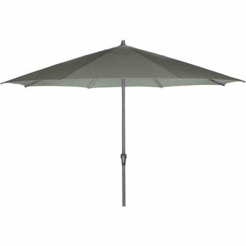 Sonnenschirm >AVIO< in olive, Polyester - 350x262x350cm (BxHxT)