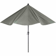 Sonnenschirm >AVIO< in olive, Polyester - 350x262x350cm (BxHxT)