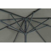 Sonnenschirm >AVIO< in olive, Polyester - 350x262x350cm (BxHxT)