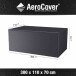 Gartenmöbel-Schutzhülle >AeroCover< in anthrazit - 300x70x110 (BxHxT)