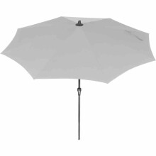 Sonnenschirm >AVIO< in stone, Polyester - 238x300cm (HxD)