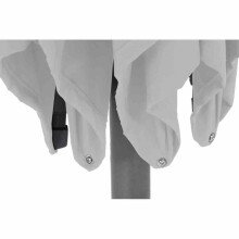 Sonnenschirm >AVIO< in stone, Polyester - 238x300cm (HxD)