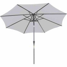 Sonnenschirm >AVIO< in stone, Polyester - 238x300cm (HxD)