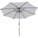 Sonnenschirm >AVIO< in stone, Polyester - 238x300cm (HxD)