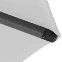 Sonnenschirm >AVIO< in stone, Polyester - 258x250cm (HxD)