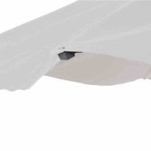 Sonnenschirm >AVIO< in stone, Polyester - 262x350cm (HxD)