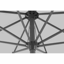 Sonnenschirm >AVIO< in stone, Polyester - 262x350cm (HxD)