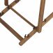 Gartenliege >AVIRO< in ecru, Akazienholz - 57x98x98,5cm (BxHxT)