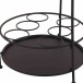 Beistelltisch >SIERO< in matt schwarz - 74x41 (HxD)