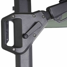 Ampelschirm >SUNSET N+< in olive, Aluminum - 255x300cm (HxD)