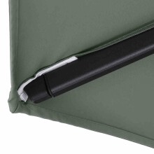 Ampelschirm >SUNSET N+< in olive, Aluminium - 252x350cm (HxD)