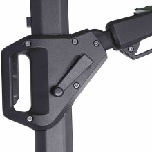 Ampelschirm >SUNSET N+< in olive, Aluminium - 252x350cm (HxD)