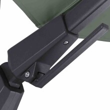 Ampelschirm >SUNSET N+< in olive, Aluminium - 252x350cm (HxD)