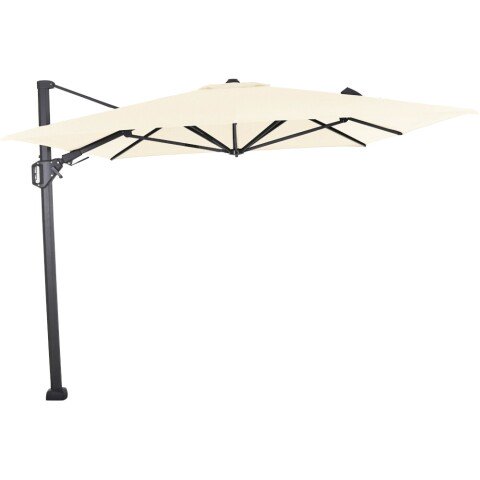 Ampelschirm >SUNSET N+< in ecru/beige,  - 350x252x260cm (BxHxT)